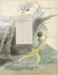 Ode on a Distant Prospect of Eton College, design 21 för The Poems of Thomas Gray, 1797-98 (wc med penna och svart bläck) (se 285542 för tergo)